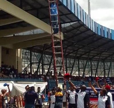 worker’s-day:-how-electricity-worker-fell-down-from-ladder-during-match-past-in-ibadan